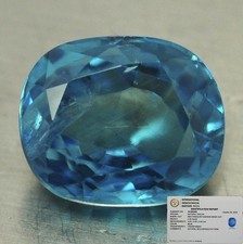 ZIRCONE NATURALE CUSCINO CT. 2,98  CON CERTIFICATO IGI