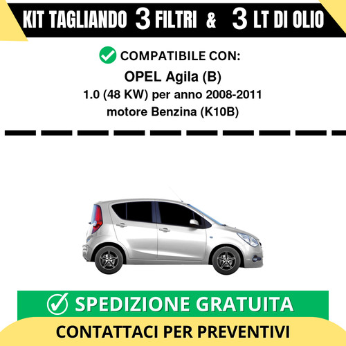 Tagliando per opel agila - per,