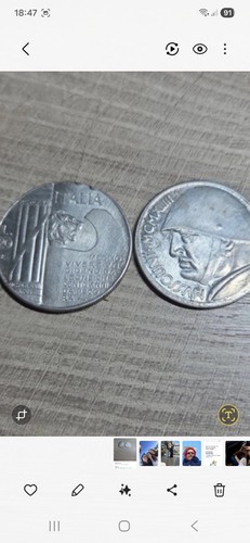 Moneta lire benito - moneta,