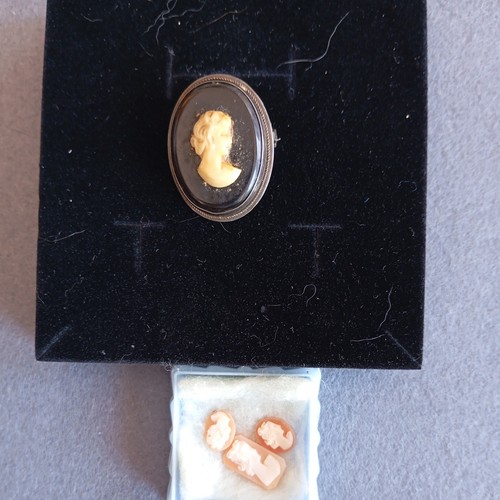 Vintage cameo lote - vintage,
