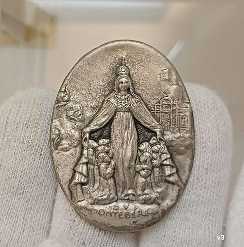 Placchetta votiva madonna di - votiva,