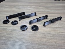 2 KIT PORTATARGA AUTO SGANCIO ANTERIORE POSTERIORE AUDI BMW VW FIAT Golf TARGA 