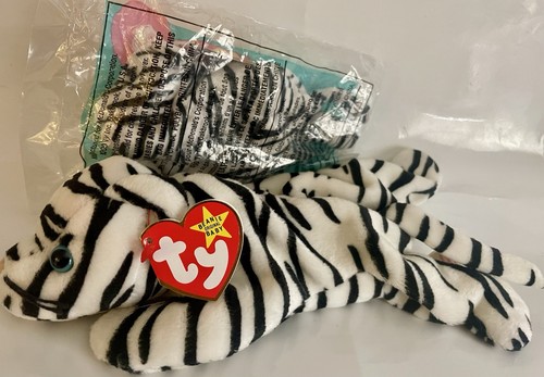 Blizzard the tiger beanie baby - tiger,