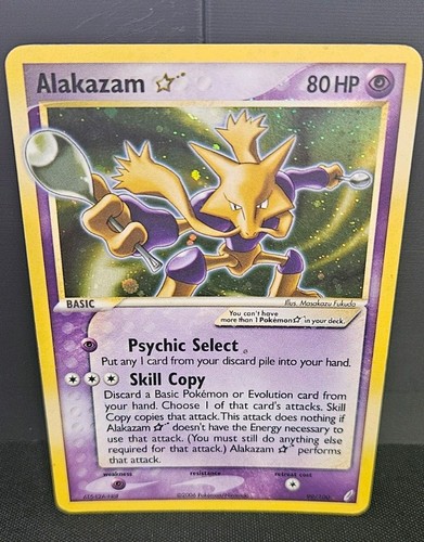 Alakazam gold star - alakazam, carta