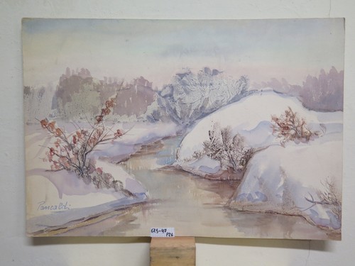 Quadro vintage firmato - quadro,
