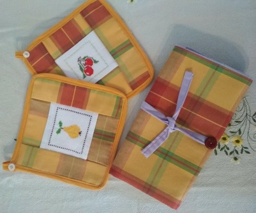 Set cucina coppia presine - , e