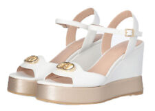 LIU JO SA5117 P0102 KAREN 11 SANDALI SCARPE DONNA ZEPPA FIBBIA CINTURINO WHITE