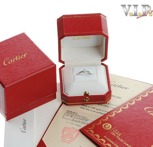 Anello solitario cartier 1895 - anello,