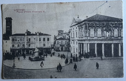 Cartolina antica legnago - cartolina,