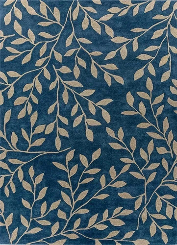 Tappeto moderno blu beige - moderno, blu/beige