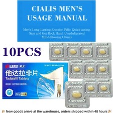 Cialis Men's Usage Manual,Men's Long-Lasting Erecton Pills,No Side Effects｜10PCS