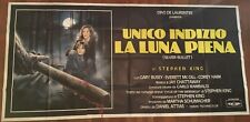 MANIFESTO POSTER,6F,UNICO INDIZIO LA LUNA PIENA,Silver Bullet,Attias,wolf man 85