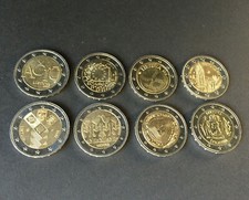 8x Set Monete Commemorative