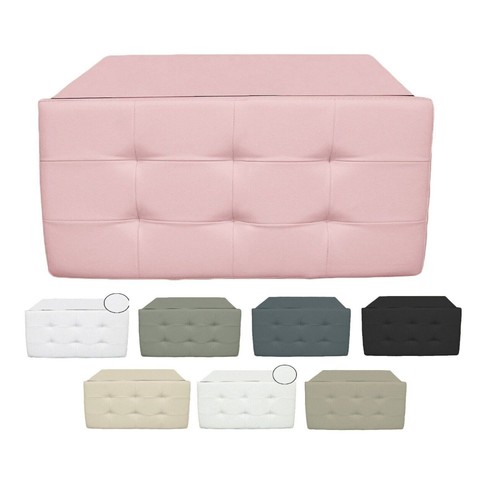 Puff pouf contenitore - contenitore, ecopelle