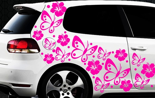 Pezzi adesivi auto fiori di - auto,
