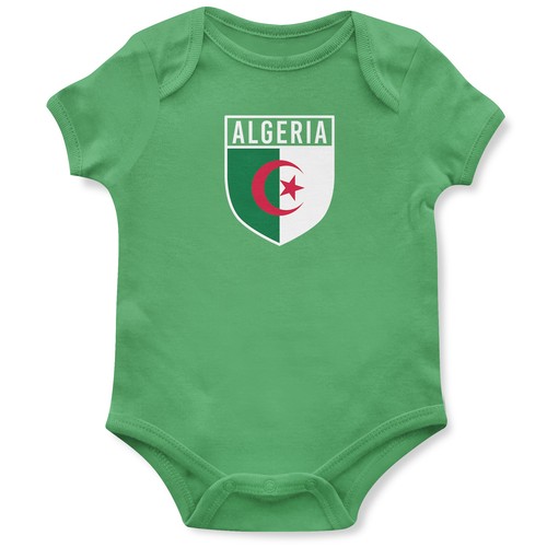 Distintivo algeria babygrow - algeria,