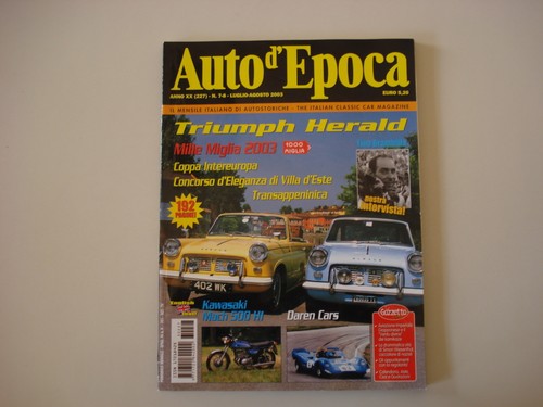 Auto epoca 2003 - 7-8/2003, triumph