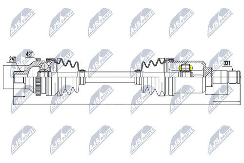 Albero motore nty - nty, npw-me-030