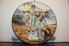 Piatto decorativo riproduzione artistica su ceramica dipinta a mano SPAGNA