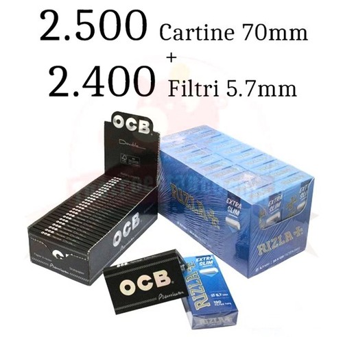 Cartine ocb premium doppia - cartine,