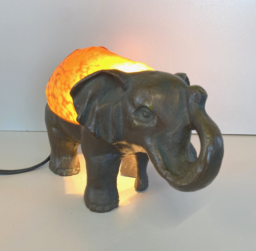 Abatjour vintage base bronzo - vintage,