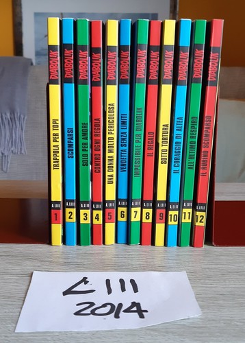 Lotto diabolik inediti 12 - diabolik, 1-12