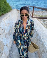 ZARA SS2022 PRINTED BLUE