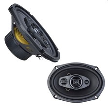 Coppia Casse Altoparlanti 3 vie Ground Zero GZIF 69 15x23cm ovali  6x9 auto 