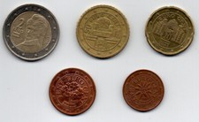 Autriche 2003, 5 pièces coins