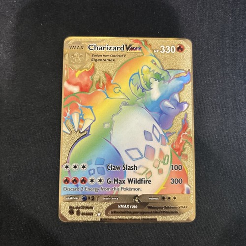 Charizard vmax - vmax, (arcobaleno)