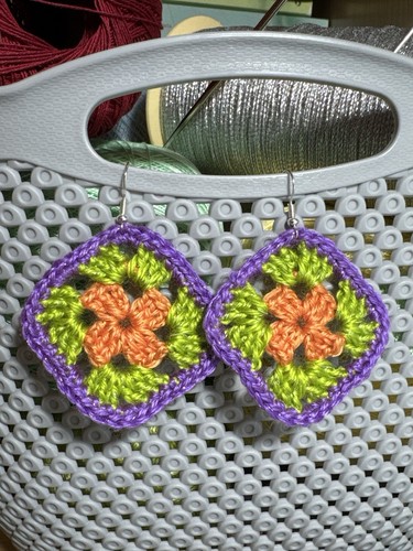 Orecchini handmade uncinetto - handmade,