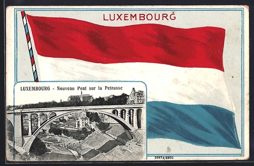 Cpa luxembourg nouveau - cpa, pont