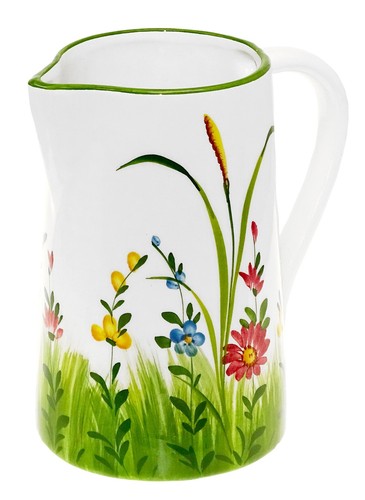 Brocca ceramica italia dipinta - ceramica,