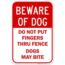 Beware of Dog Do Not Put