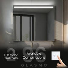 Specchio bagno illuminato con