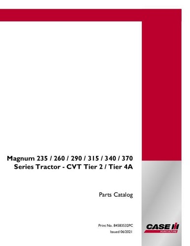 Case magnum 235 - magnum, 235,