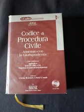 CODICE DI PROCEDURA CIVILE ANNOTATO 2002  PRIVO DI CD COME DA FOTO + OMAGGIO