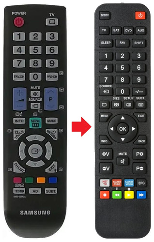 Telecomando adatto per samsung - telecomando,