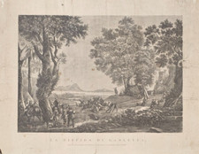 Stampa Antica LA DISFIDA DI