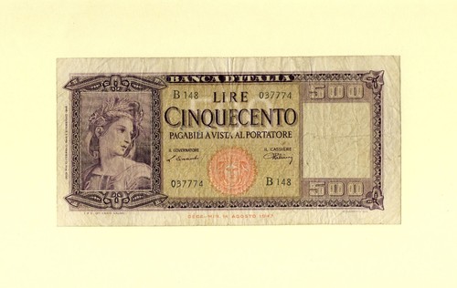 Italia 500 lire - 500, 1947
