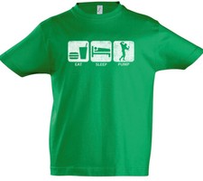 T-shirt ragazzo Eat Sleep Pump