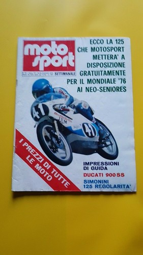 Moto sport 1976 rivista - moto,