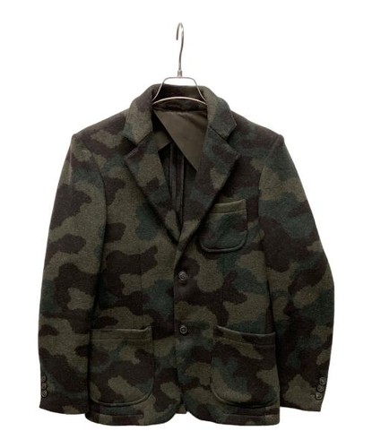 Woolrich giacca lana verde - woolrich, di