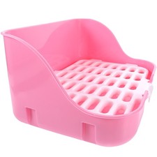  Vassoio Lettiera Coniglio Gabbia Per Animali Domestici Toilette Piccoli