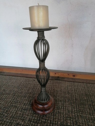 Portacandela vintage ferro - vintage,