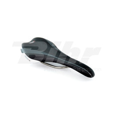 15518 Sellino bici da competizione maschile MILES I VL1411 in microfibra nero