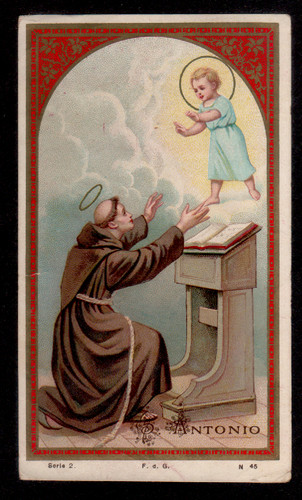 Antico santino holy - a7, card