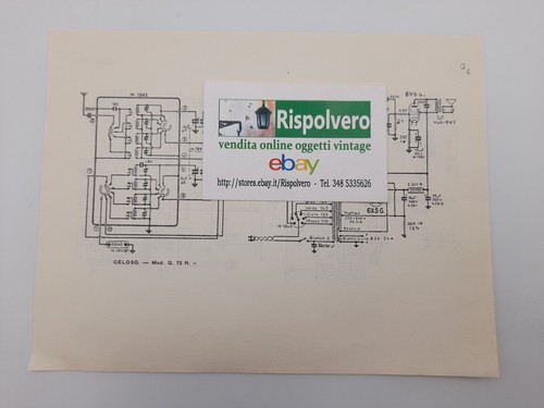 Schema elettrico radio geloso - schema,