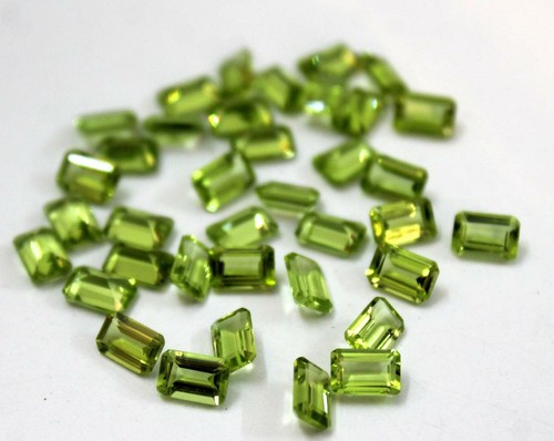 20pz peridoto naturale - naturale, 7x5mm