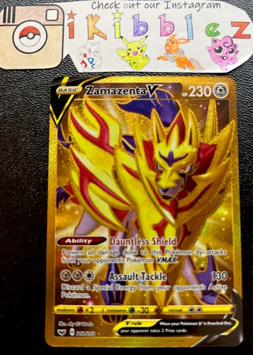 Carta pokémon zamazenta - carta,